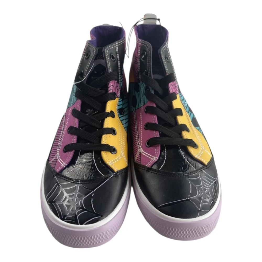 The Nightmare Before Christmas High Top Black Pink Women's Disney Sneakers SZ 9